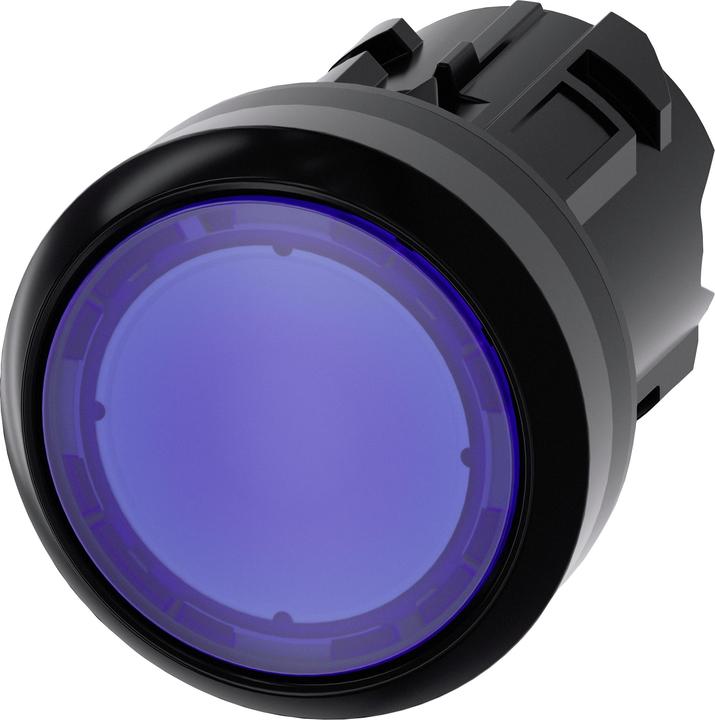 Produktbild Siemens Illuminated pushbutton, 22mm, blue