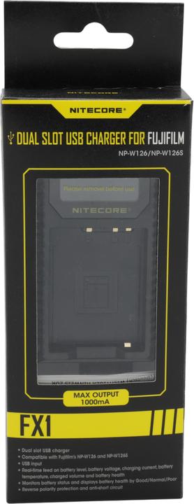 Immagine prodotto Nitecore FX1 - für Fuji Cameras (Caricabatterie per fotocamere)