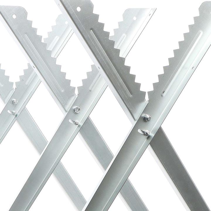 Image du produit Wiltec XPOtool Chevalet de scie pliable 3 porte-bûches galvanisé Chevalet de scie à bois Aide au sciage (80 cm, 81 cm)