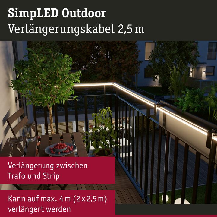 Produktbild Paulmann SimpLED Outdoor Verlängerungskabel