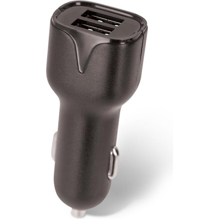 Setty Autoladegerät 2x USB 2,4A schwarz, Auto Adapter, Schwarz