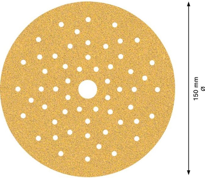 Image du produit Bosch Professional Zubehör Papier abrasif Expert C470 multi-trous pour ponceuse excentrique, 150 mm, G 60, 50 pcs. (60)