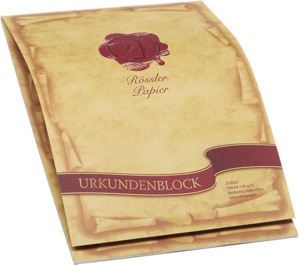Magni 2002390000 - Dürener Tradition - Document pad DIN A4, 20 sheets, printed on both sides (A4)