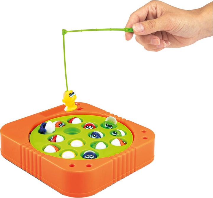Immagine prodotto Toi-Toys Gioco di pesca elettronico con 3 canne da pesca