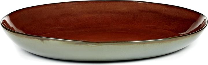 Serax Platte TERRE DE RÊVE dunkelrot