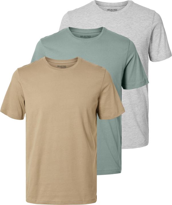 Produktbild Selected 3er-Pack Baumwoll T-Shirt (XXL)