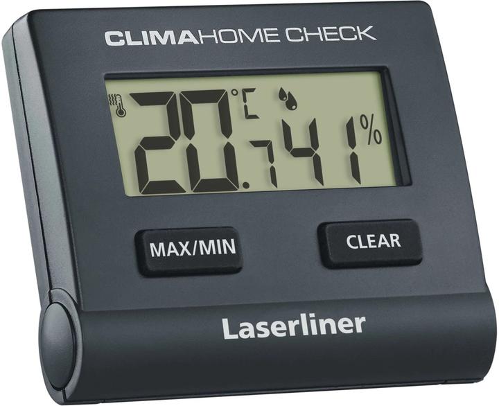 Produktbild Laserliner Thermo-/Hygrometer ClimaHome-Check Black Digital