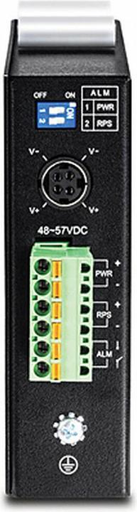 Actual product image Trendnet TI-PG541 PoE+ Industrial Gigabit DIN-Rail (6 Ports)