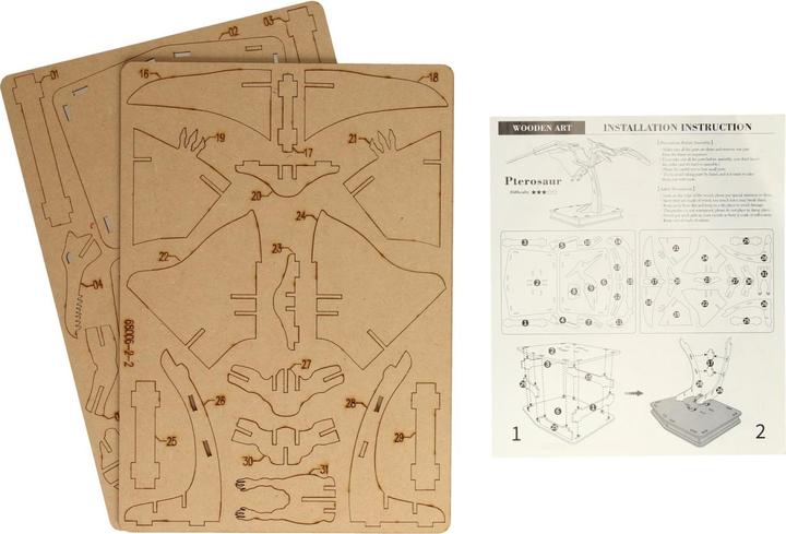 Produktbild Koopman 3D-Puzzle aus Holz Dinosaurier (1000 Teile)