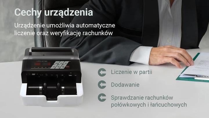 Image du produit Extralink Lockstar Compteuse de billets professionnelle pour billets de banque Uv, Ir, mg X-300 (Compteuse de billets)