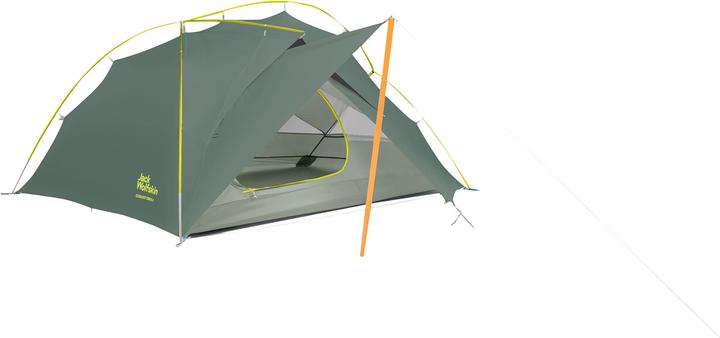 Actual product image Jack Wolfskin Stratos Lite II (Dome tent, 1.98 kg, 2 persons)