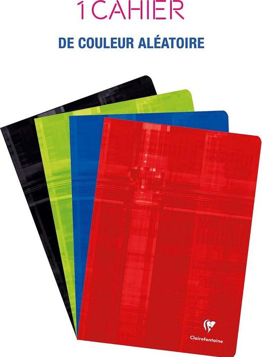 Image du produit Clairefontaine Cahier de notes avec linéature (A4, Quadrillé, Couverture rigide)