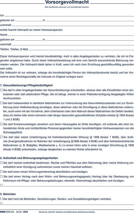 Actual product image Rnk Publisher Living Will Forms