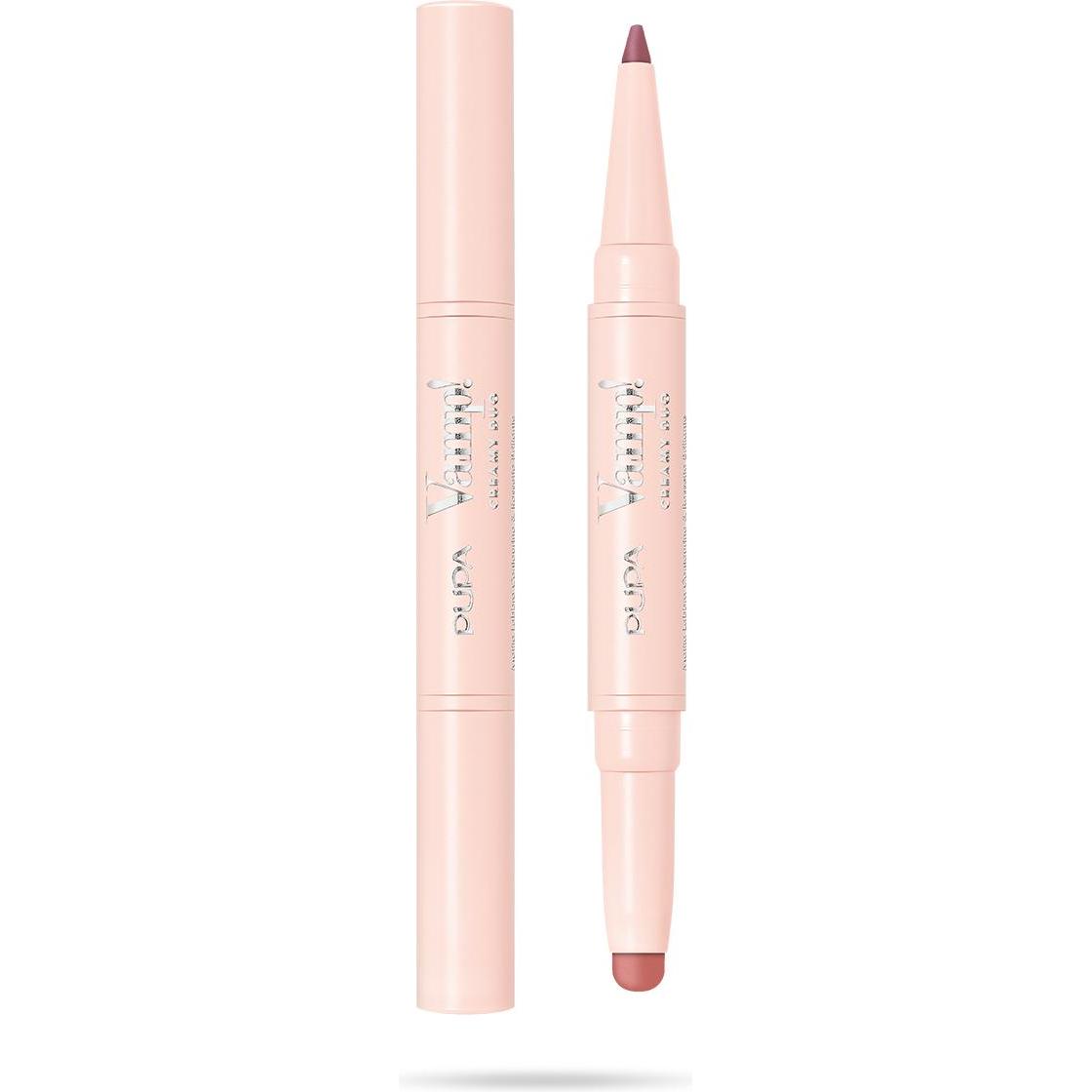 Pupa Milano, Lippenstift + Lipgloss, Pupa Vamp! Creamy Duo Deep Rose 06 (006 Deep Rose)