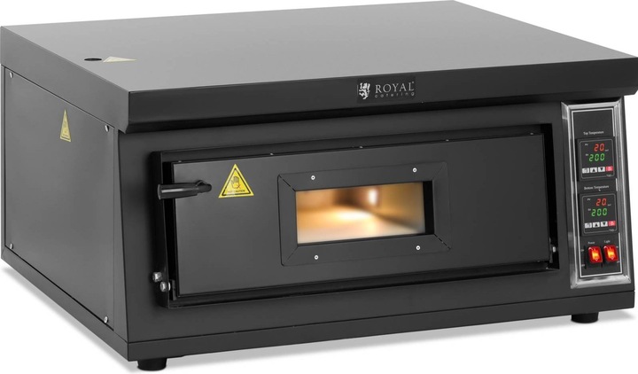 Actual product image Royal Catering Pizza oven - 1 chamber - 4200 W - Ø 58 cm - (Pizza oven Gastro)