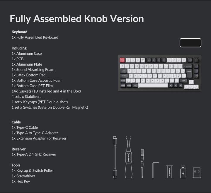 Produktbild Keychron Q1 HE (Schweiz, Kabelgebunden, Kabellos)
