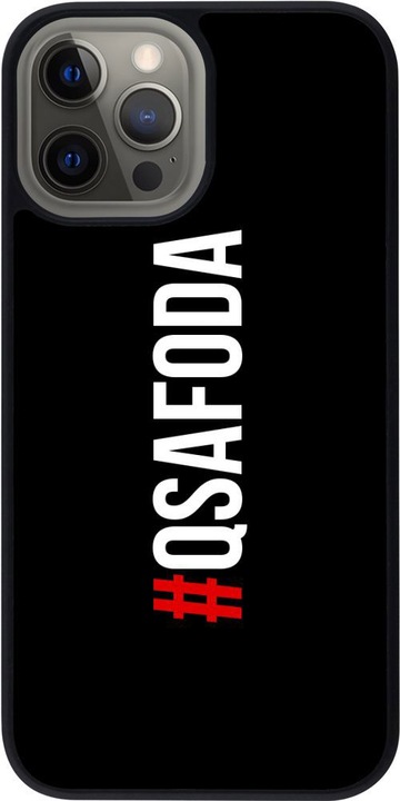 Image du produit PhoneLook Coque Silicone rigide noir Qsafoda 1 (Apple iPhone 12 Pro Max)