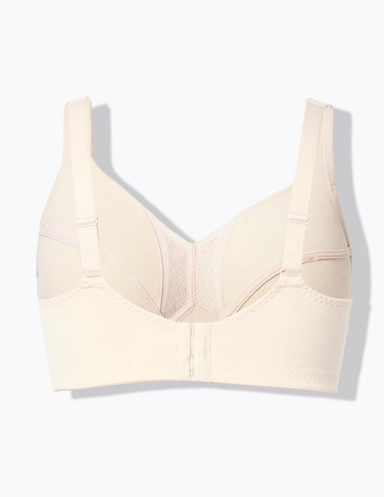 Produktbild Ulla Popken Soft-BH, Spitzendetail, ohne Bügel, Cup C - E (100 E)