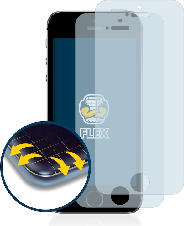 Actual product image BROTECT Full-Cover Protector (2 Piece, Apple iPhone SE)