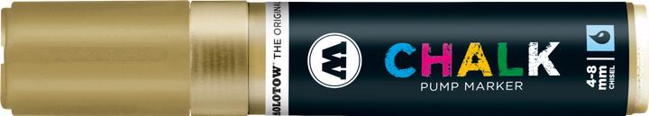 Actual product image Molotow Window marker chalk refillable 4-8mm metallic gold (Gold, 8 mm, 1 x)