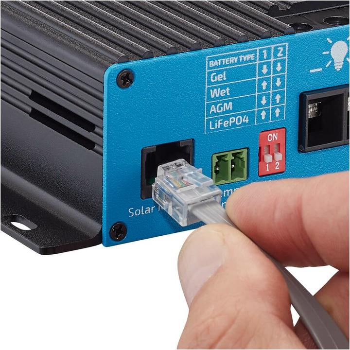Image du produit Ective Régulateur de charge solaire MPPT SC20 240/480WP Régulateur solaire pour batteries 12V et 24V