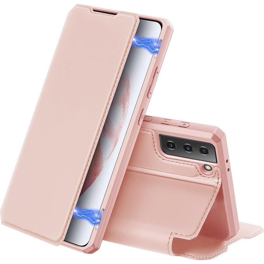 Dux Ducis Skin X Series Bookcover (Samsung Galaxy S21+), Smartphone Hülle, Pink