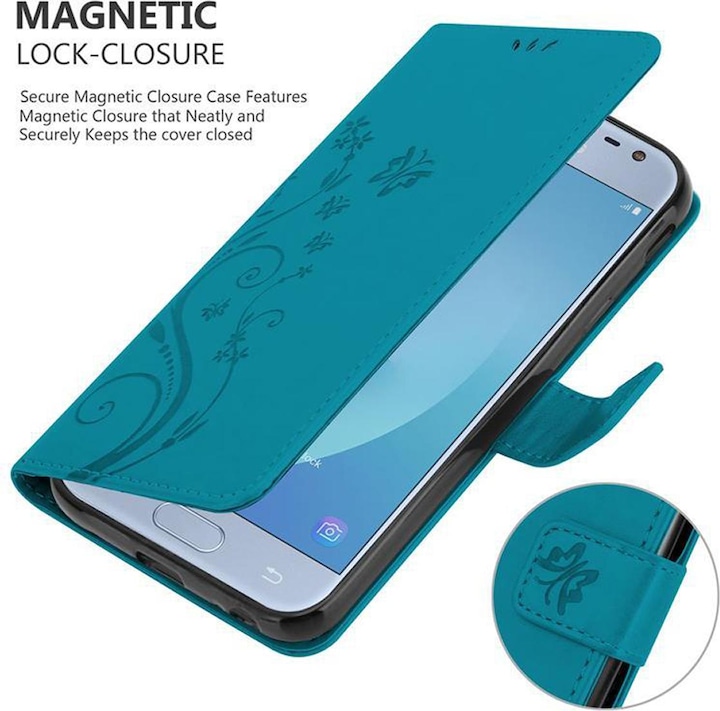 Produktbild Cadorabo Flower Book Cover (Samsung Galaxy J3 2017 (US Version))