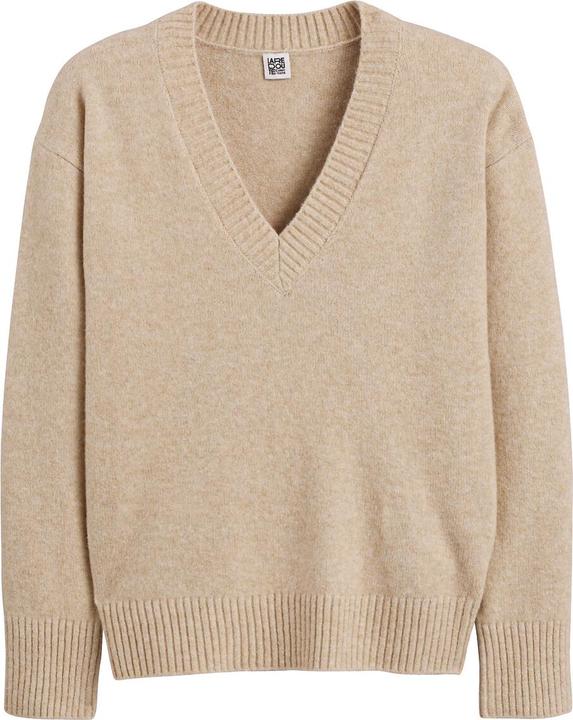 Produktbild La Redoute Collections Oberteil mit V-Ausschnitt (XL)