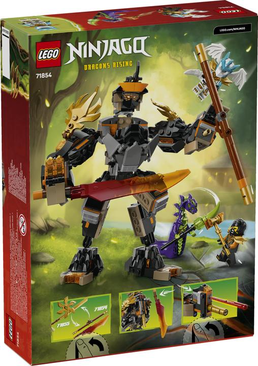 Produktbild LEGO Coles Action-Mech und Drachen-Zane (71854, LEGO Ninjago)