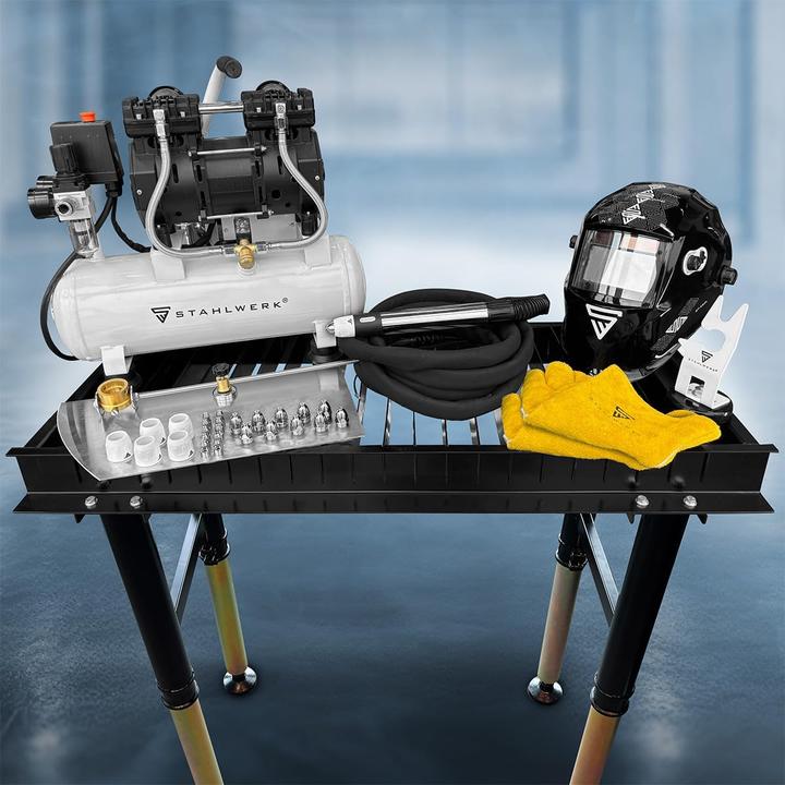 Image du produit Stahlwerk Découpeuse plasma CUT 50 ST IGBT de 50 ampères, capacité de coupe jusqu'à 14 mm