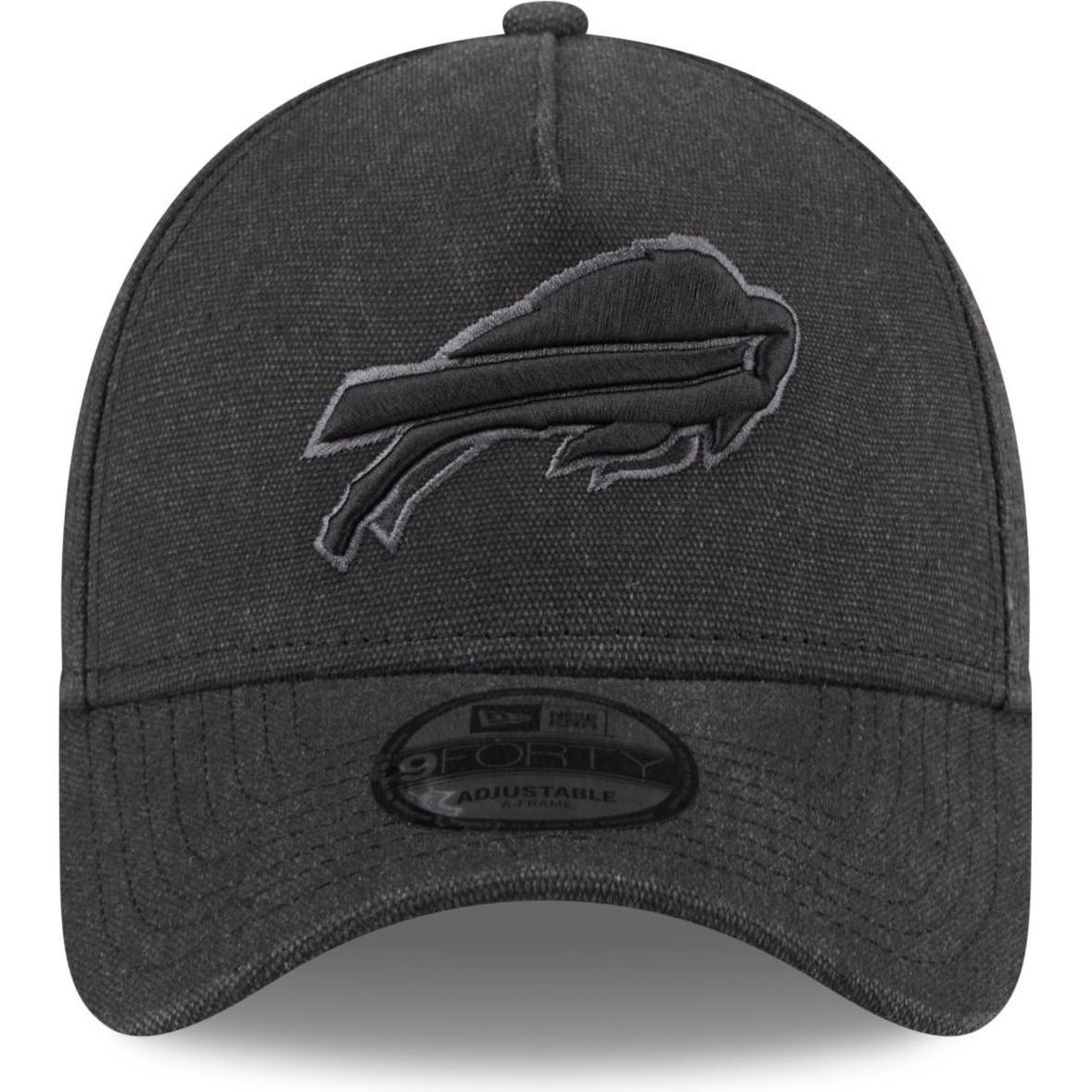 Thumbnail - New Era, Herren, Cap, A-Frame Trucker Leinen Cap - Buffalo Bills schwarz, Schwarz, (One Size)
