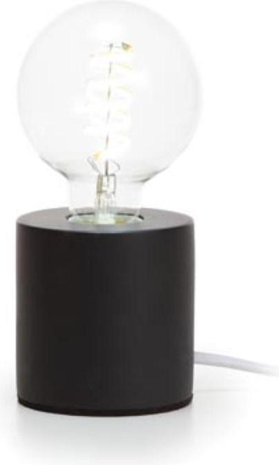 Actual product image Vellight Decorative lamp base - Black - Cylinder shape - E27
