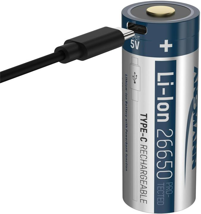 Actual product image Ansmann LED torch Pro 3000R incl. second rechargeable battery (4.10 cm, 3200 lm)