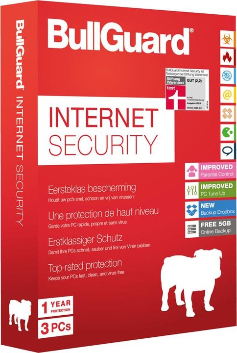 Actual product image BullGuard Internet Security 2014 - bok (3 User, 12 months)