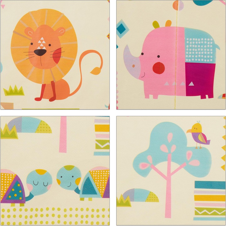 Image du produit Relaxdays Tabouret coffre jouet pouf enfant