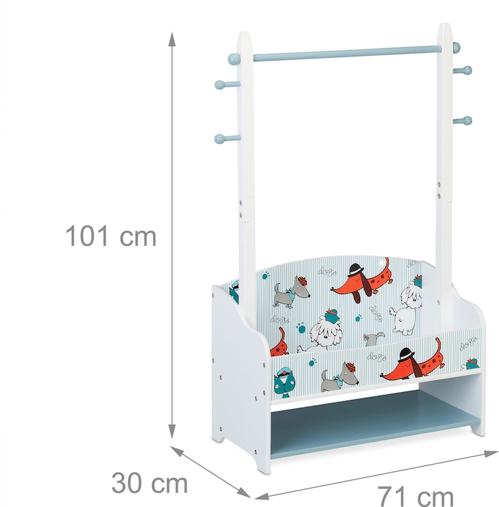 Actual product image Relaxdays clothes rack