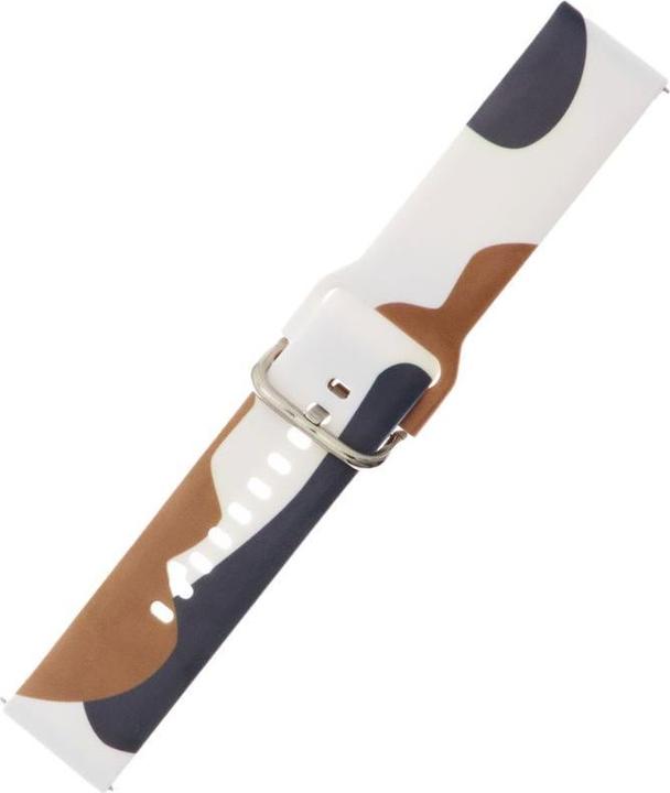 Actual product image Hurtel Strap Moro Band For Samsung Galaxy Watch 46mm Silicone Strap Watch Bracelet Pattern 1 (Silicone)