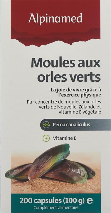 Actual product image Alpinamed Green-lipped mussel (120 Piece, Capsules, 100 g)