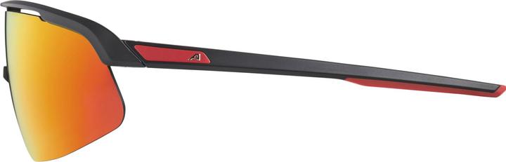 Actual product image ALPINA SPORTS Turbo Pro Youth (Matt black, Red Mirror)