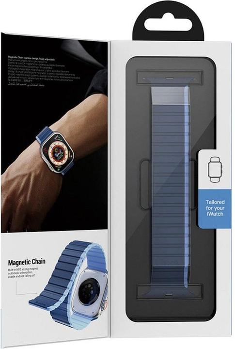Immagine prodotto Hoco Other strap for Apple Watch 38 / 40 / 41 mm AS102 dark blue with light blue (Silicone)