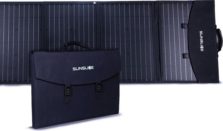 Sunslice Panneau solaire portable et pliable 150W (150 W, 6.20 kg)