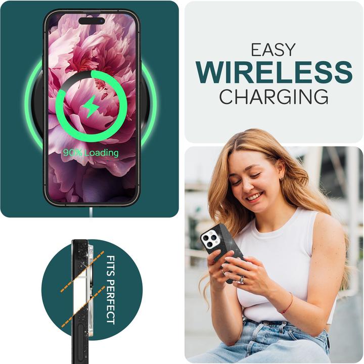 Produktbild Nalia Glitzer Hülle (Apple iPhone 15 Pro Max)