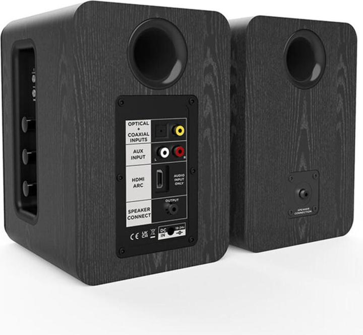 Actual product image Aiwa ASP-A200 Active Speaker Pair, black (1 pair, 25 W)