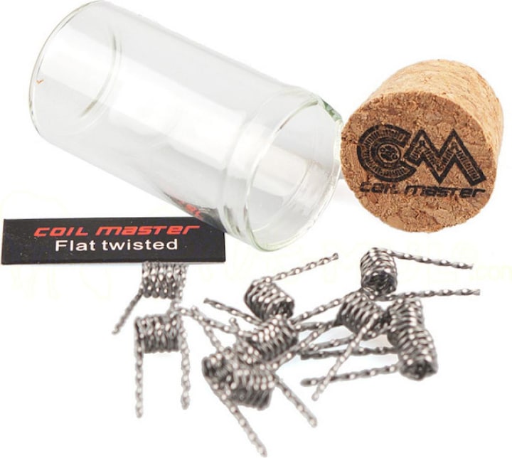 Produktbild Coil Master Coils Flat Twisted, 0.2mm x 0.8mm x 2, 0.36±0.05 10Stk (10 x)