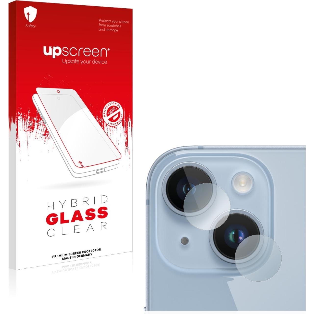 upscreen Scratch Shield Panzerglasfolie (1 Stück, Apple iPhone 14), Smartphone Schutzfolie, Transparent