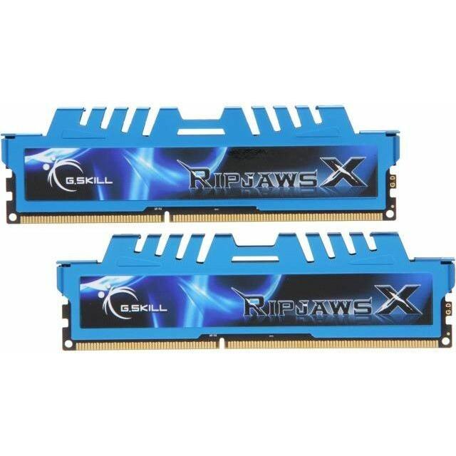 G.Skill RipjawsX (2 x 4GB, 2400 MHz, DDR3-RAM, DIMM), RAM, Blau
