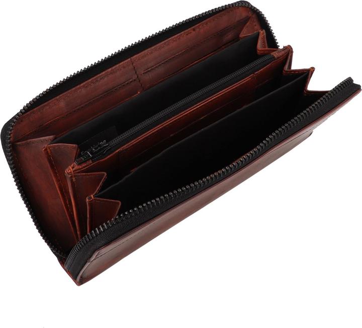 Actual product image Greenburry Destressed Geldbörse RFID Schutz Leder 19 cm