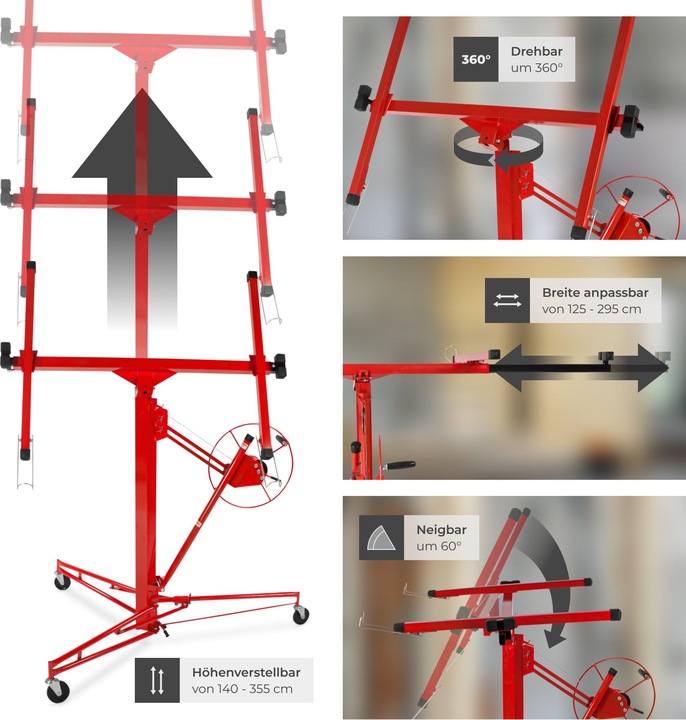 Actual product image tectake Plate lifter (68 kg)