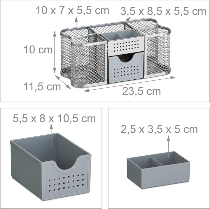 Actual product image Relaxdays Desk Organizer