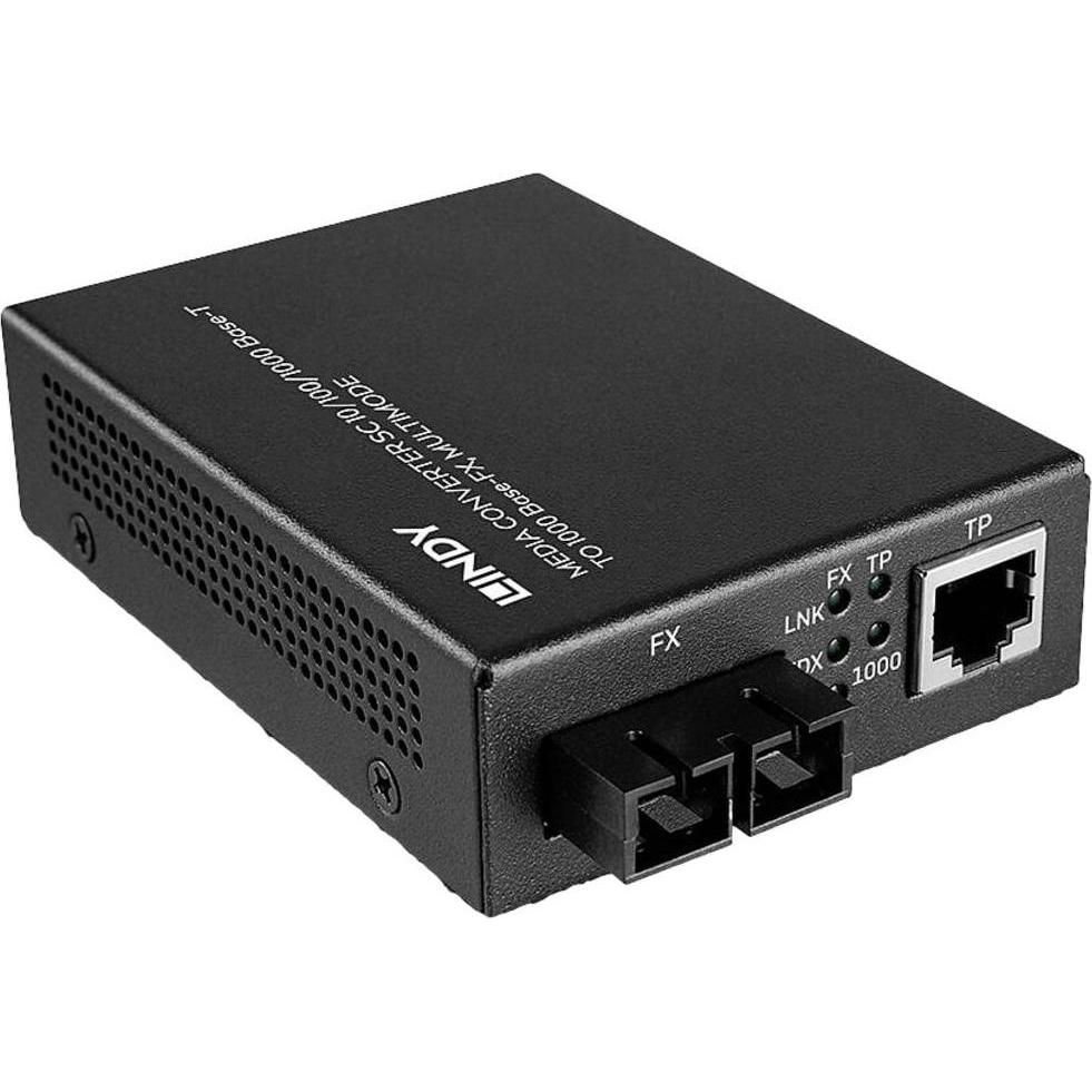 Lindy MediaConverter SC 1000 Base-FX, Multimode, Data Converter